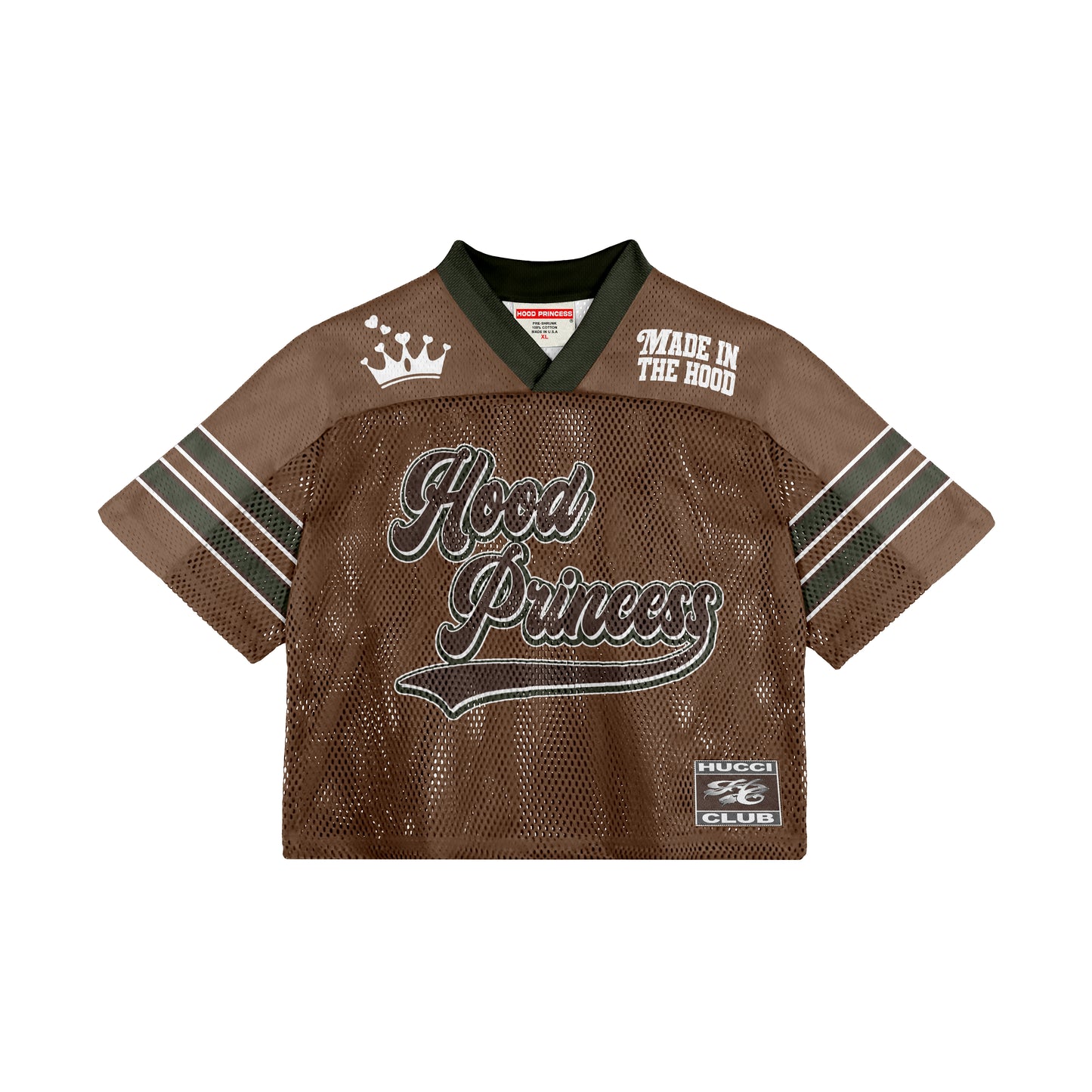 Hood princess jersey brown