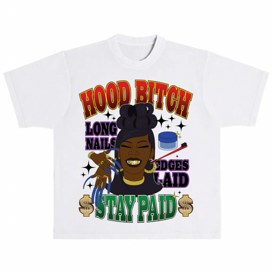 Hood Bitch Blanco