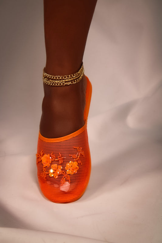 Chinese Slippers Classic Orange